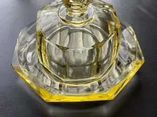 Vintage glas osteklokke