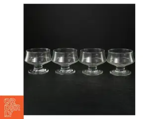 Sæt med 4 glaskåle (str. Ø. 10 cm. 4 styk)