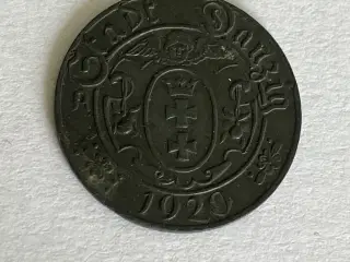 10 Pfennig Stadt Danzig 1920 - Rare