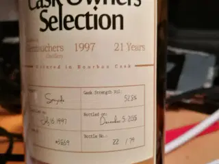 21 års Glentauchers Whisky