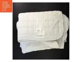 Hvid quiltet topmadras/-lagen fra Dreamzone (str. 90 x 200 cm)