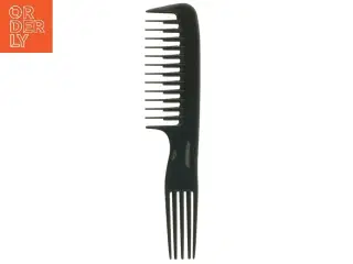 Sort dobbelt-tandet kam (str. 20 cm)