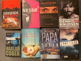 8 krimier bøger