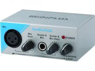 USB lydkort Midiplus Audiolink 