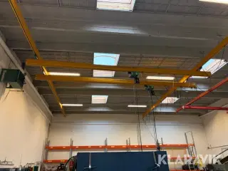 Loftkran 1.000 kg med 2 kraner