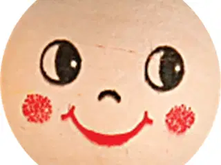 Vathoveder med Ansigtsudtryk, 22 mm - 10 stk.