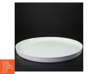 Stort, hvidt tapas/kage fad fra IKEA (str. Ø 37 cm)