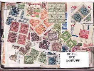 Danmark 100 g. Frimærke ROD. - Hjemkommet  15 - 11 - 2025