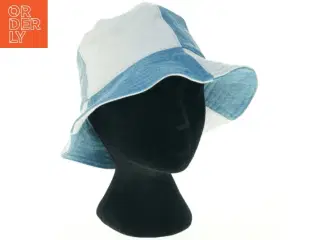 Patchwork denim bøllehat (str. Ø. 25 cm)