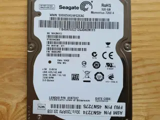 Seagate Momentus  7200.4 - ST9320423AS - 320GB