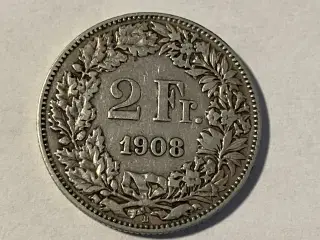 2 Francs Switzerland 1908