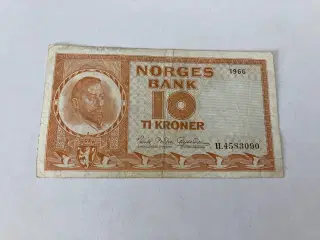 10 Kroner Norge 1966