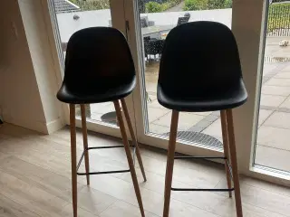 2 stk pæne barstole
