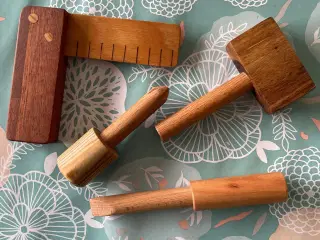 Træ legetøjs værktøj