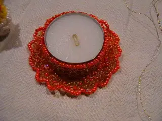 4 fine ting i perler. Håndlavet.