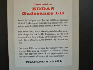 den ældre eddas gudesange 1-2, oversat af karl gje