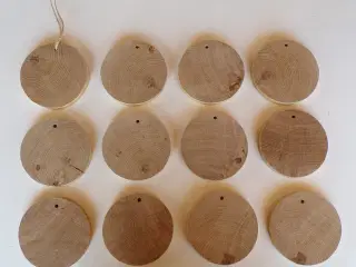 Egetræsskiver til ophæng  Fra MHR Trævarer.  