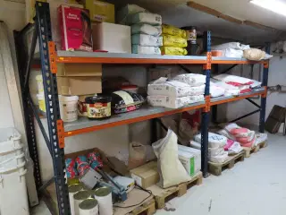 Pallereol med indhold