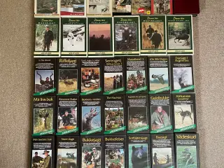 49 stk. VHS Jagt Film