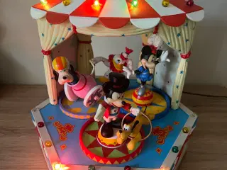 Stor retro mekanisk Disney figur med musik og lys 