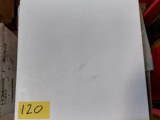 Fliser hvid med ru overflade 30x30cm