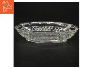 Ovalt Glasfad (str. 17 x 11 cm)