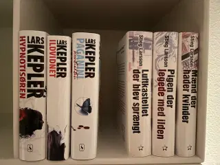 Krimier af Lars Kepler og Stieg Larsson