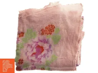 Blomsterprint uldtørklæde fra Nørgaard på Strøget(str. 80x85 cm)