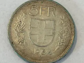 5 Francs Switzerland 1954