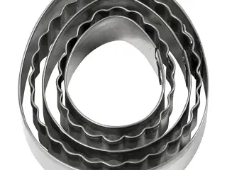 Udstiksforme, æg, str. 8 cm, 5stk./ 1 pk.