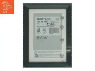 Sort ramme fra IKEA (str. 13 x 18 cm)