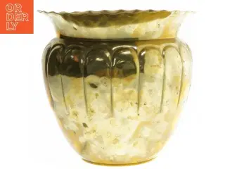 Messingkrukke (str. Ø. 20 cm. længde. 19 cm)