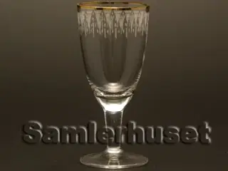 Kongeå Snapseglas. H:75 mm.