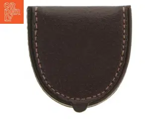 Læder møntpung (str. 6,5x6,5 cm)