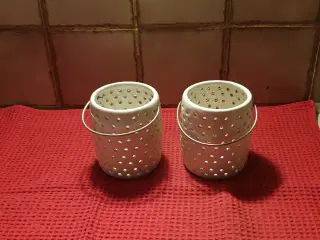 Lygter til lys el fyrfad sæt 10kr