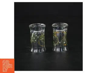 Dekorative glas med mistelten fra Holmegaard (str. 6 x 4 cm)