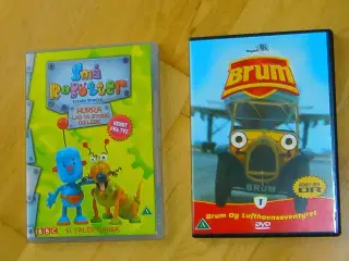 DVD til de mindste: Små robotter + Brum