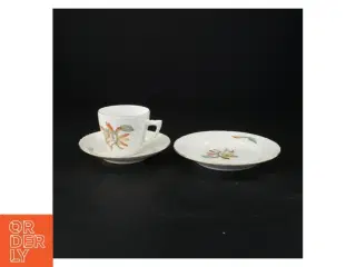 Porcelæn tesæt fra Bing Og Grøndal (str. 15 x 9 cm)