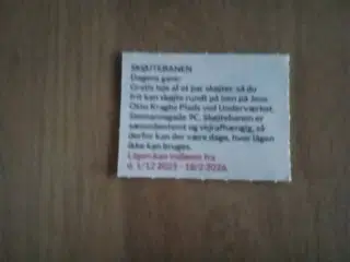 Leje af et par skøjter