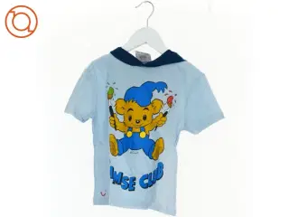 T-Shirt med bamse verdens stærkeste bjørn (str. 104 cm)