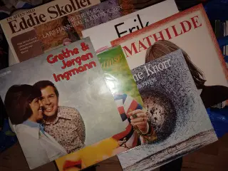 Diverse danske LPer.