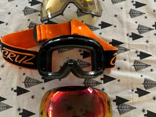 Cruz googles med to glas