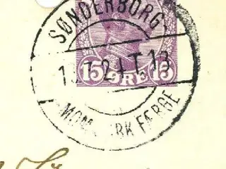 Sønderborg-Mommark Færge 1924