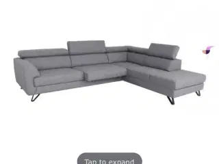 Sofa med open end