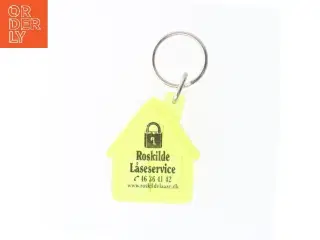 Nøglering med husmønster (str. 4x4,5 cm)