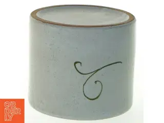 Dekoreret keramik krukke (str. 13x11 cm)