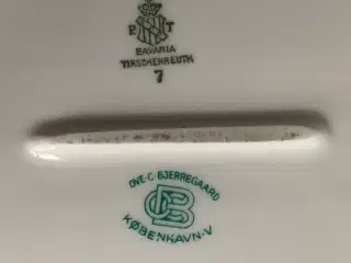 Serveringsfade, 4 stk, sælges samlet