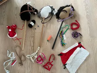 Kæphest med tilbehør