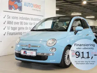Fiat 500 0,9 TwinAir Lounge Start & Stop 85HK 3d