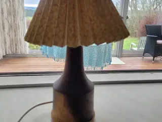 Bordlampe, standerlampe, glasskærm